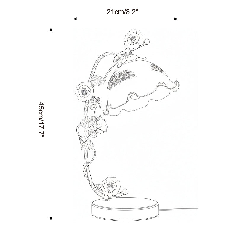 Florielle Glass Table Lamp — product view 6