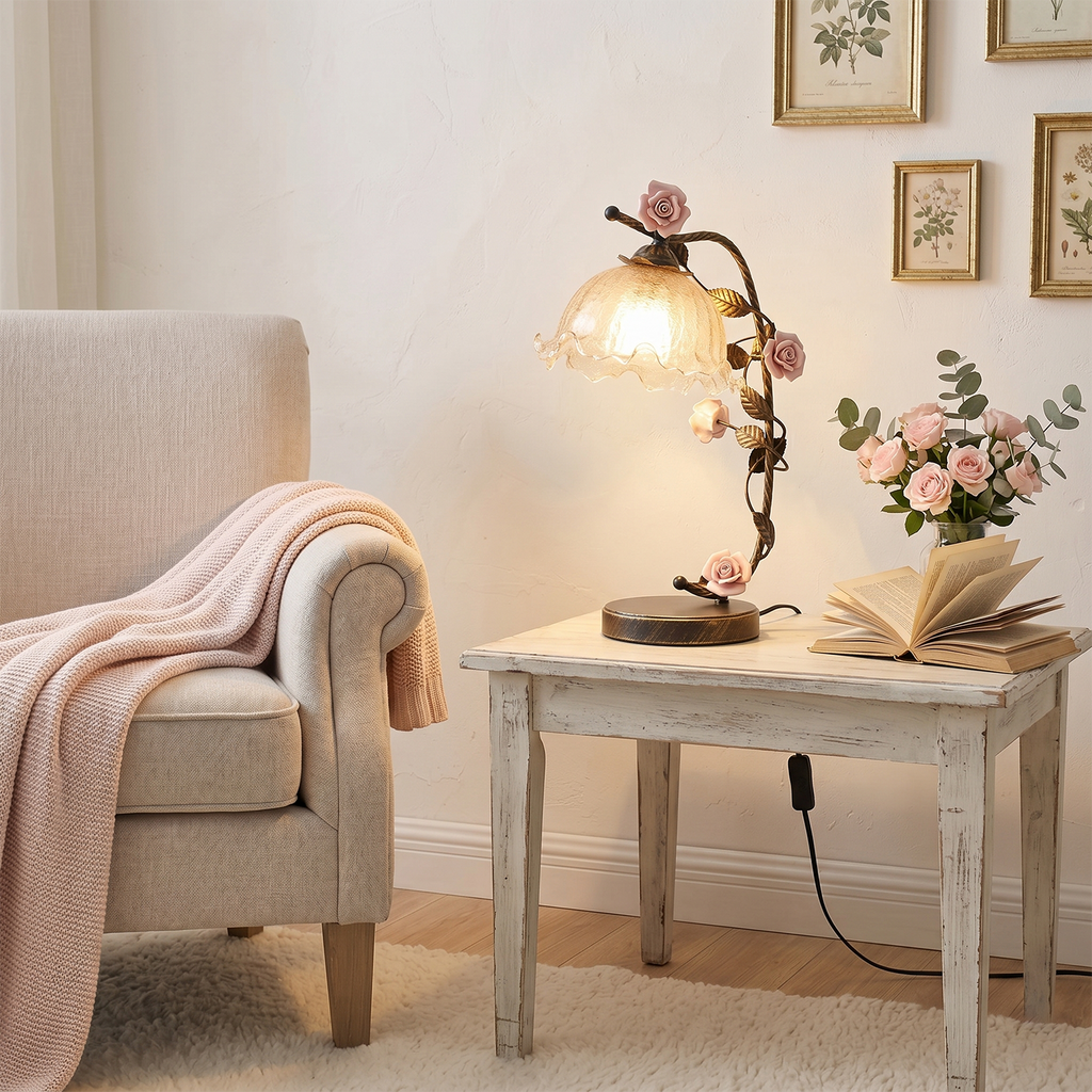Florielle Glass Table Lamp — product view 8