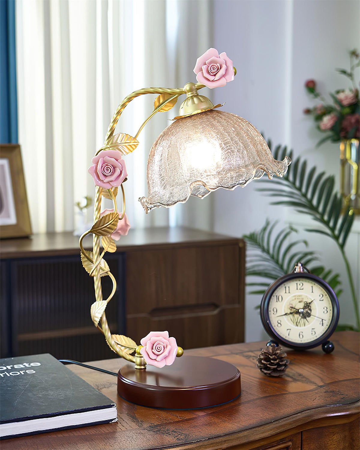 Florielle Glass Table Lamp — product view 2