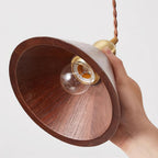 Rosie Wood Pendant Lamp — product view 5