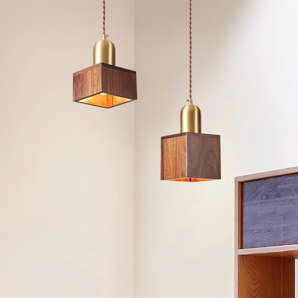 Rosie Wood Pendant Lamp — product view 4