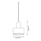 Rosie Wood Pendant Lamp — product view 8