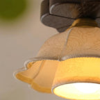 Garcia Flower Wood Ceiling Light — product view 12