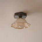 Garcia Flower Wood Ceiling Light — product view 4