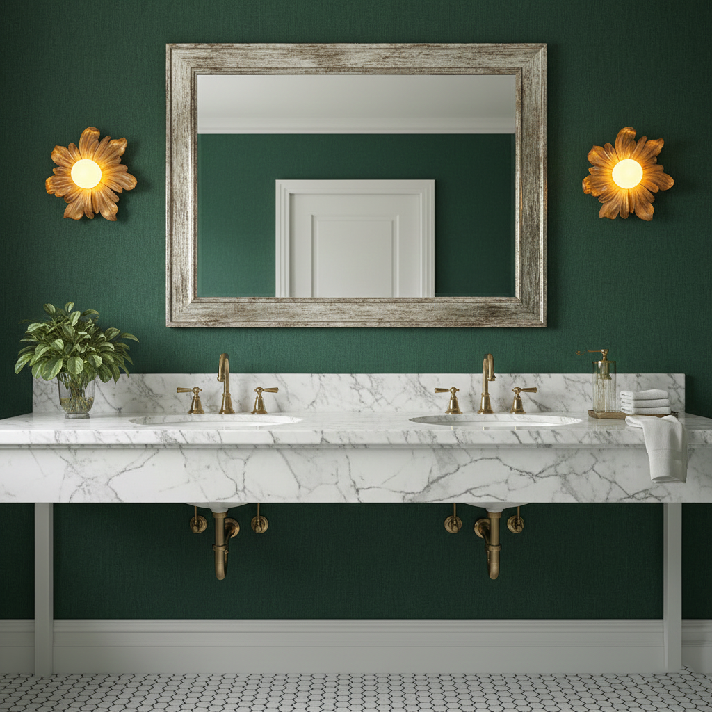 Tina Flower Resin Wall Lamp — product view 6