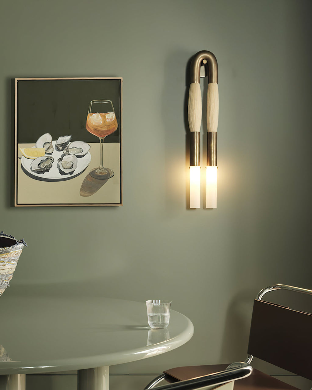 Genuine Horsehair Wall Sconce
