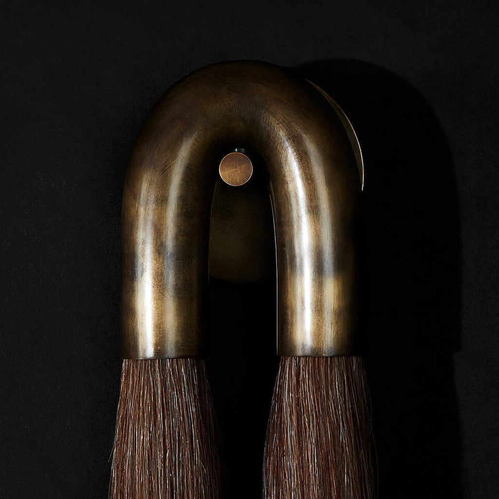 Genuine Horsehair Wall Sconce