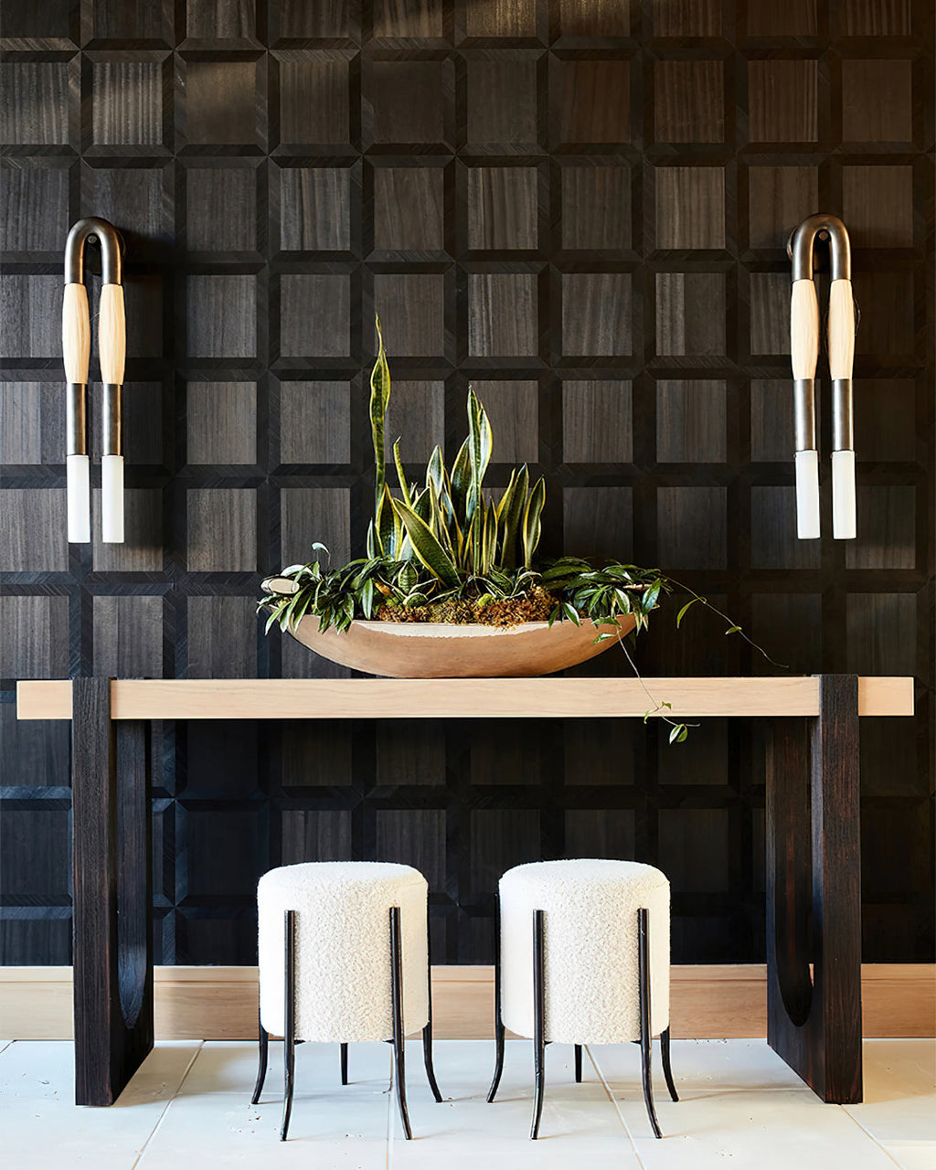 Genuine Horsehair Wall Sconce