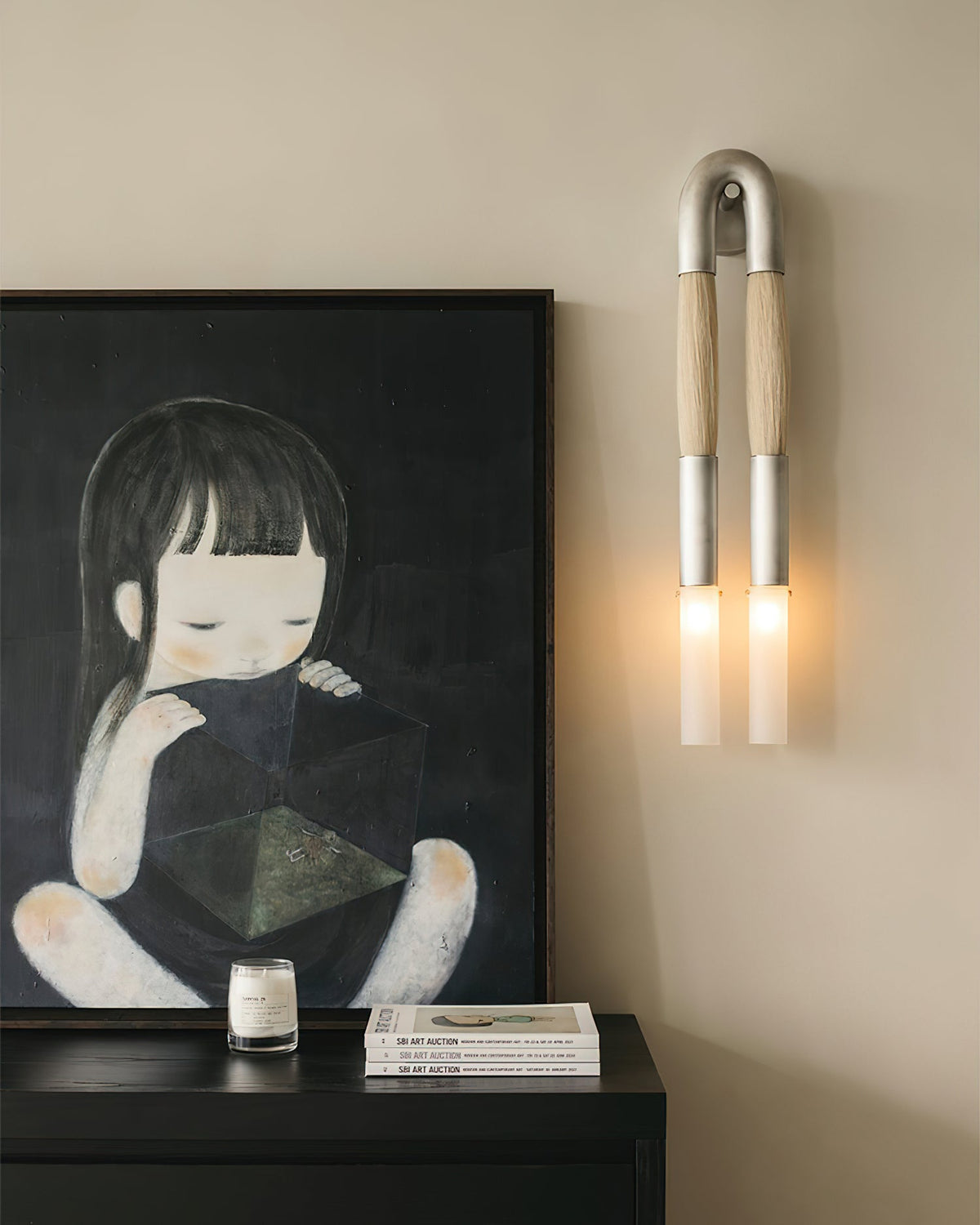 Genuine Horsehair Wall Sconce