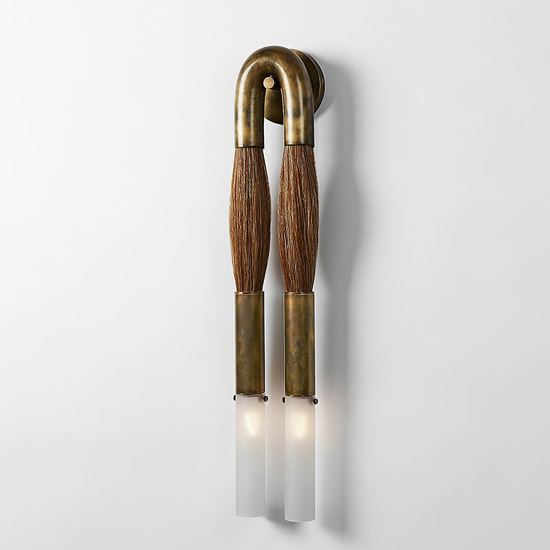 Genuine Horsehair Wall Sconce