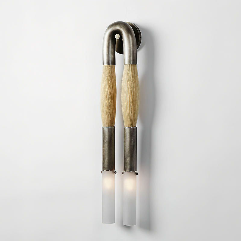 Genuine Horsehair Wall Sconce