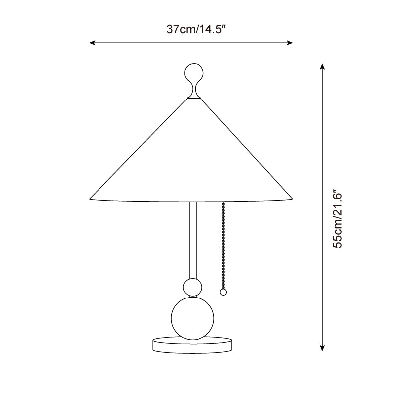 Georia Metal Table Lamp — product view 5
