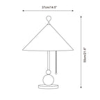 Georia Metal Table Lamp — product view 5