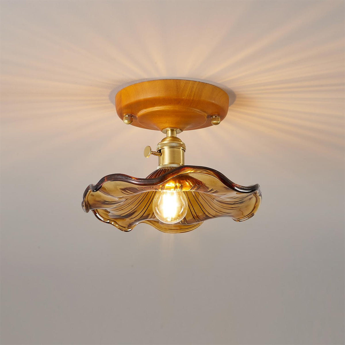 Gina Glass Ceiling Light — product view 13