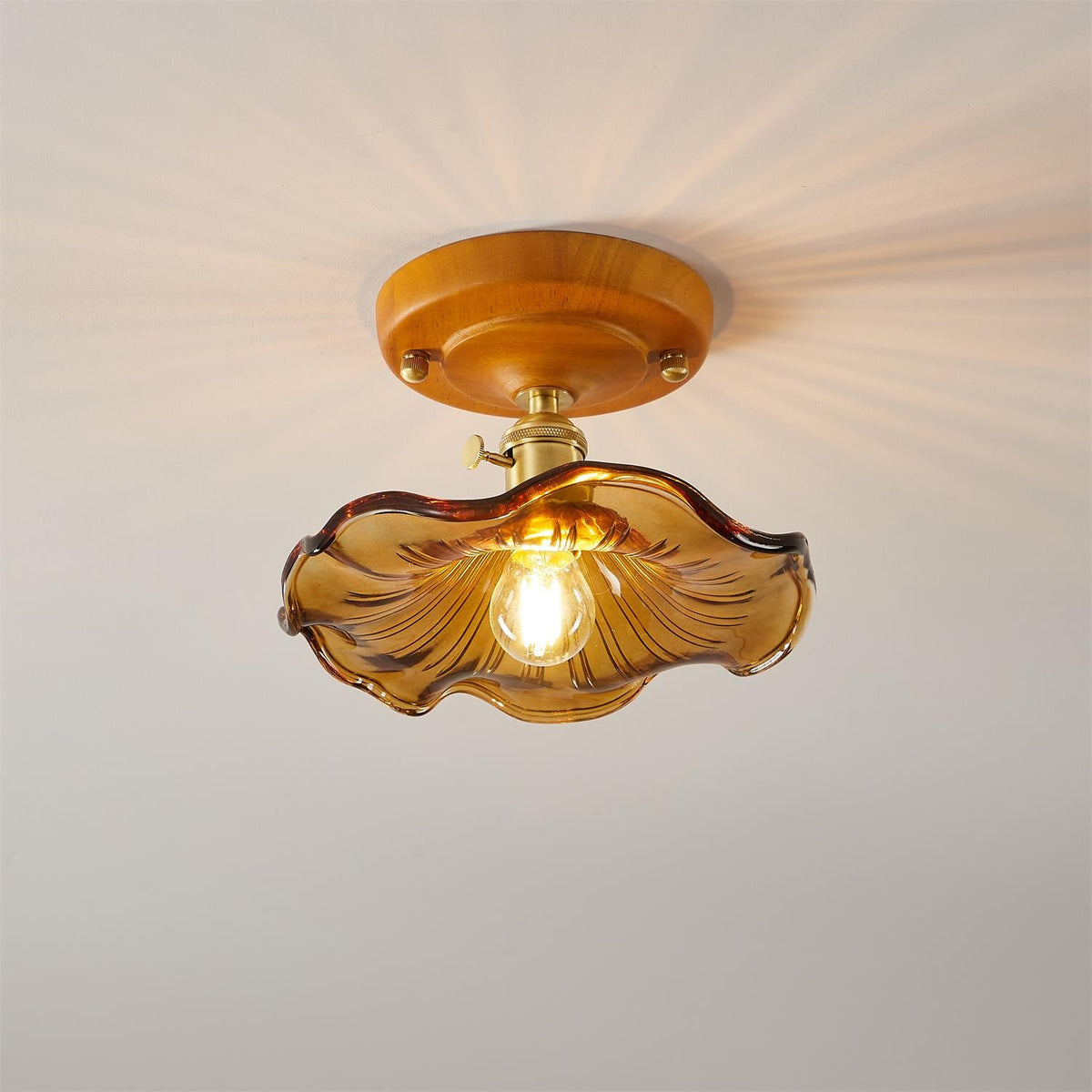 Gina Glass Ceiling Light — product view 14