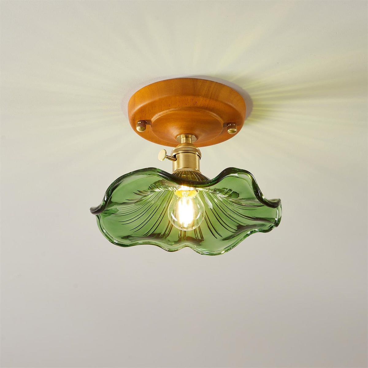 Gina Glass Ceiling Light — product view 9
