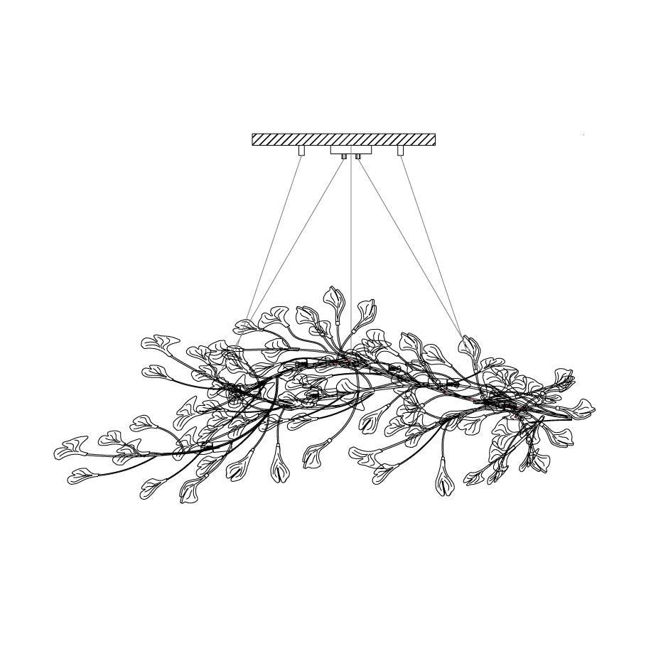 Gingko Chandelier E Style — product view 46