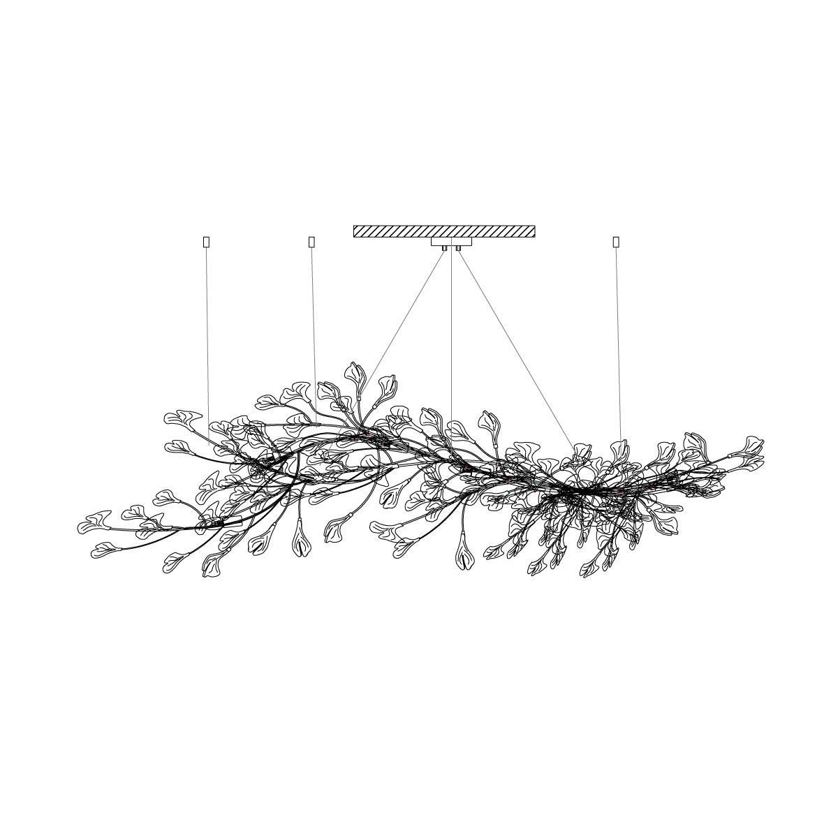 Gingko Chandelier E Style — product view 47