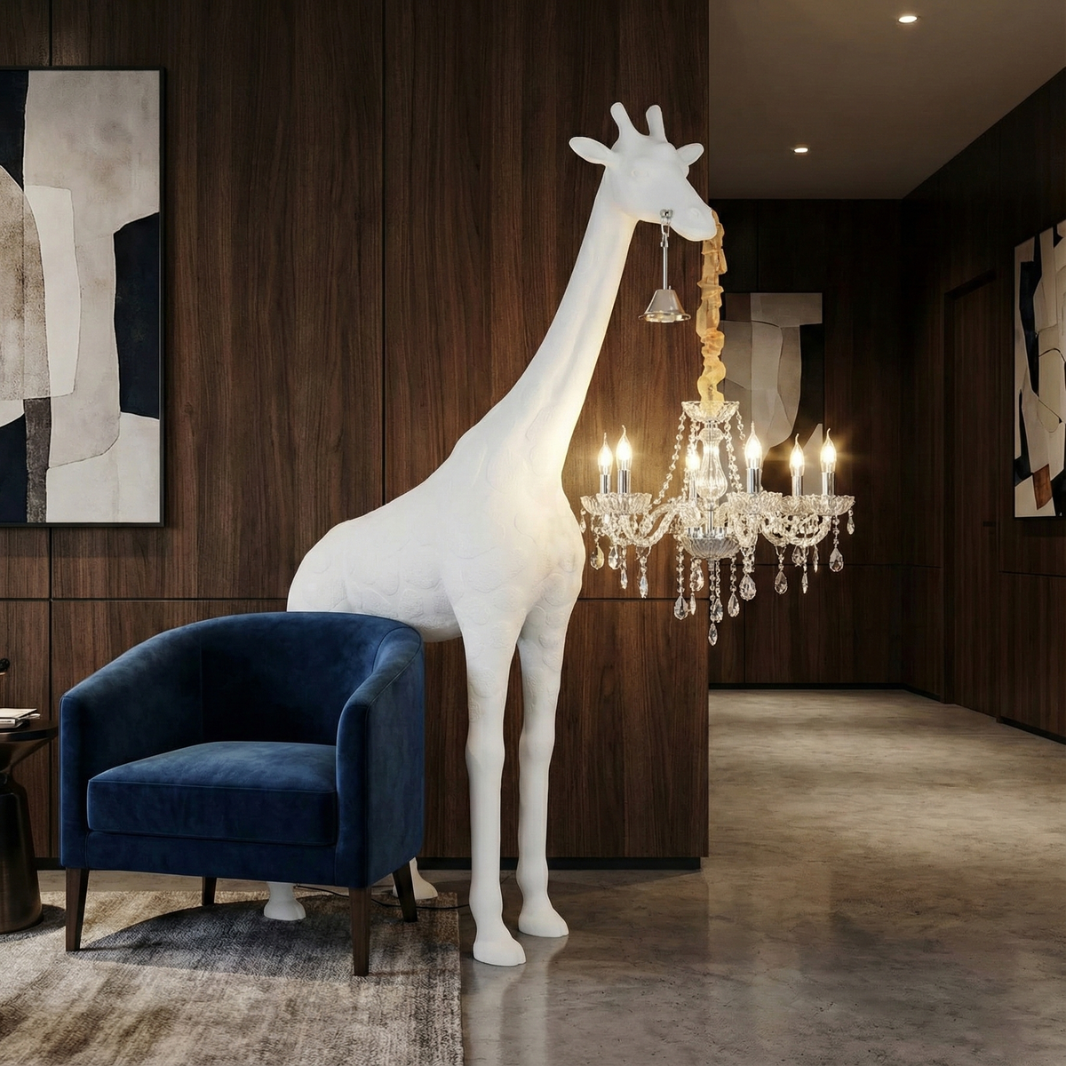 Giraffe Sculpture Metal Floor Lamp — product view 14