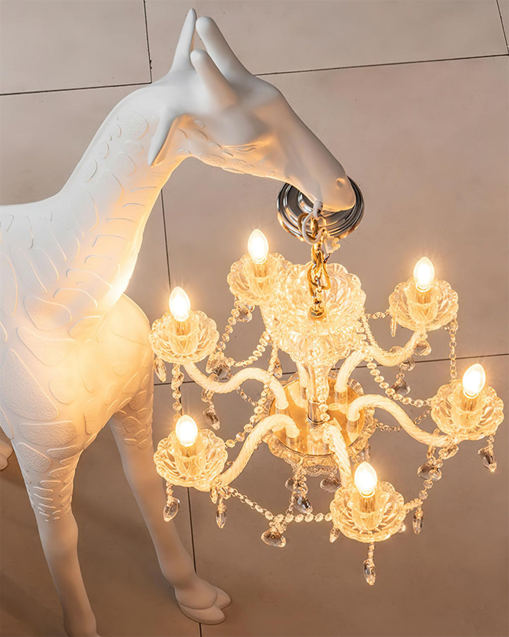 Giraffe Sculpture Metal Floor Lamp — product view 21