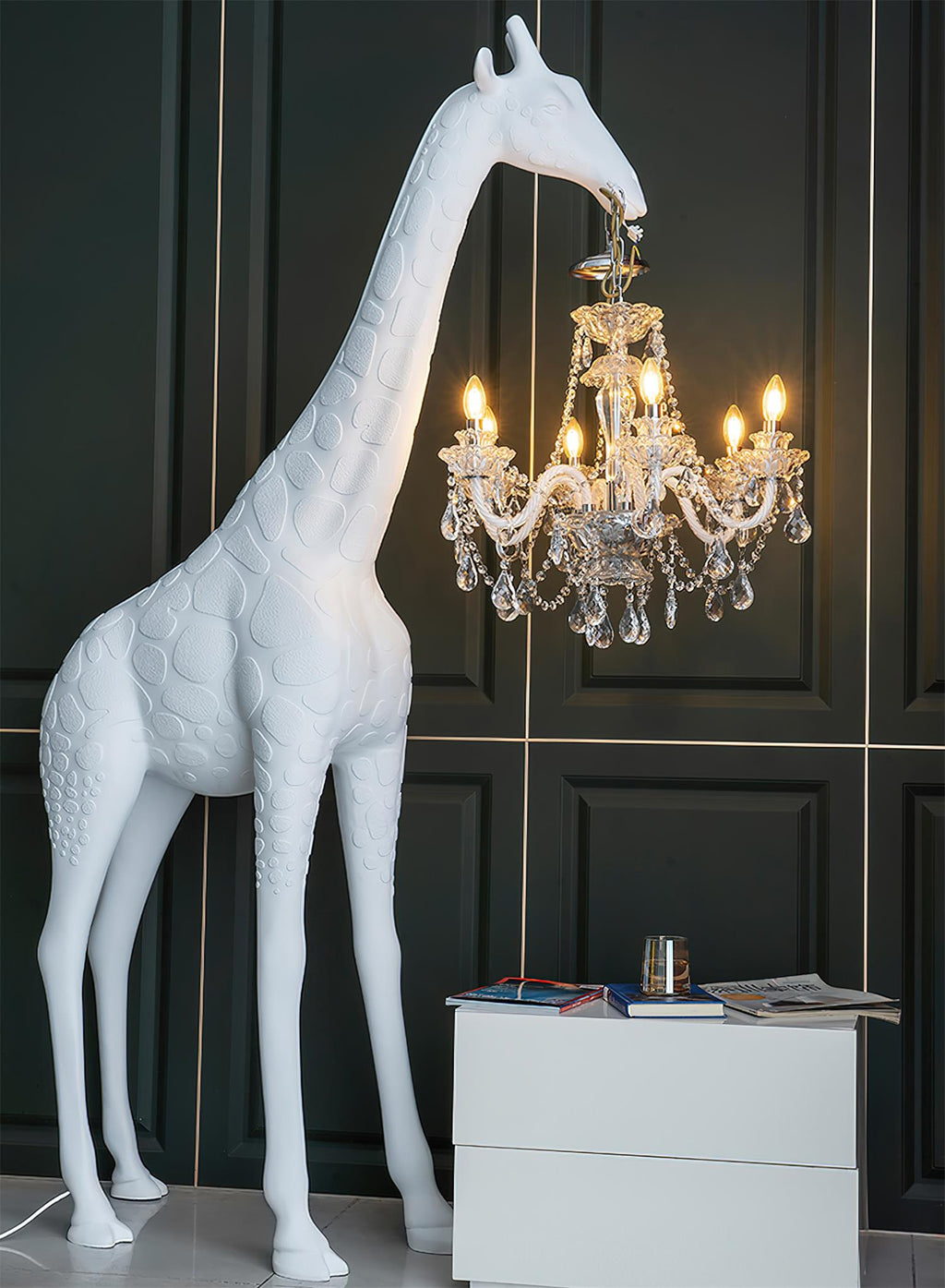 Giraffe Sculpture Metal Floor Lamp — product view 22