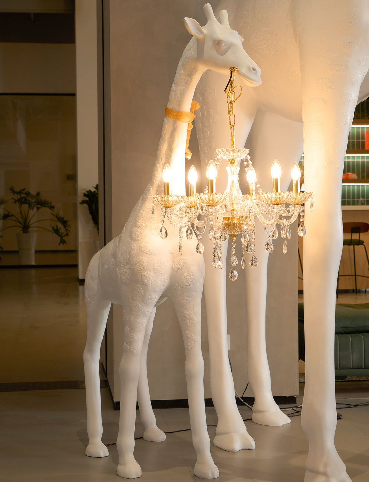 Giraffe Sculpture Metal Floor Lamp — product view 57