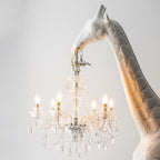 Giraffe Sculpture Metal Floor Lamp — product view 2