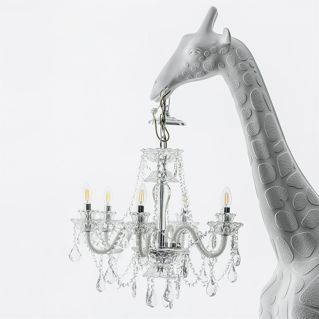 Giraffe Sculpture Metal Floor Lamp — product view 8