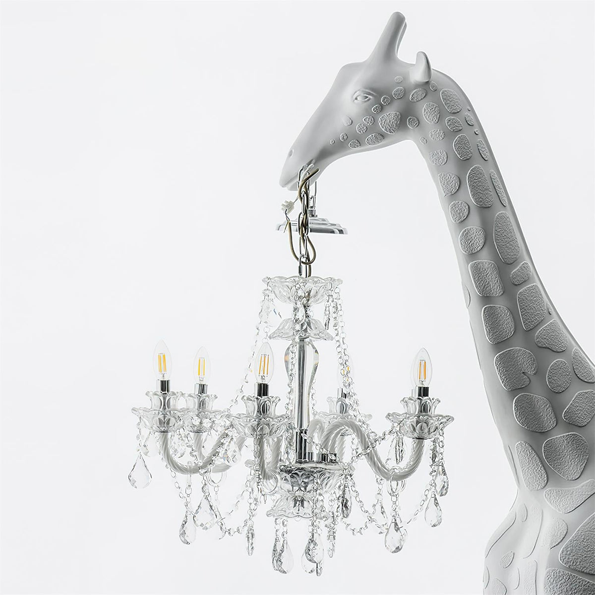 Giraffe Sculpture Metal Floor Lamp — product view 8