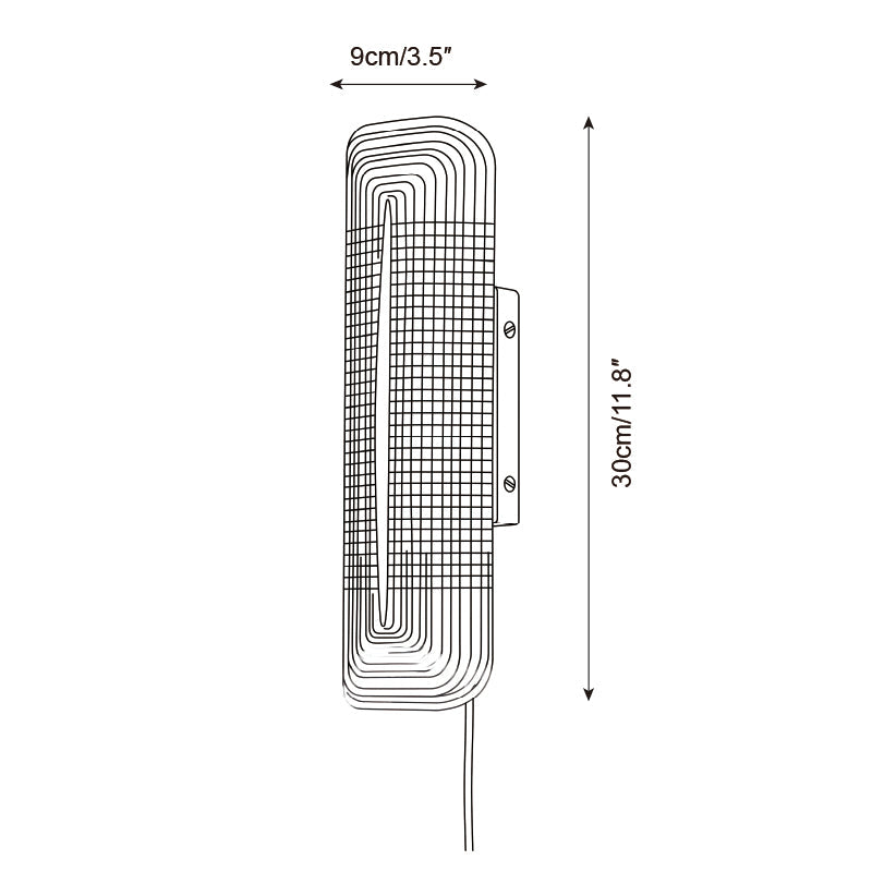 Glacium Plug In Wall Sconce — product view 5