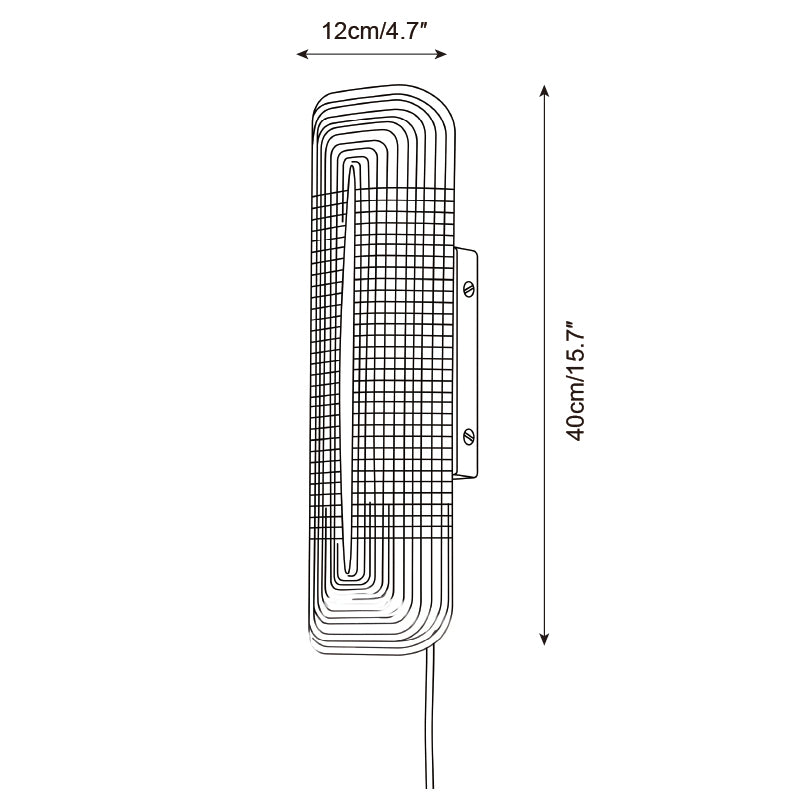 Glacium Plug In Wall Sconce — product view 6