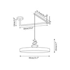 Glasia Metal Pendant Lamp — product view 6