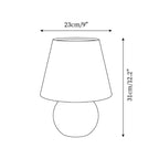 Green Litha Fabric Table Lamp — product view 5