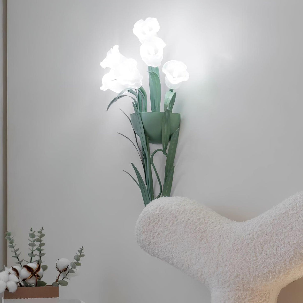 Green Sonia Glass Wall Lamp — product view 10