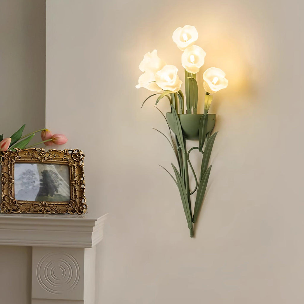 Green Sonia Glass Wall Lamp — product view 11