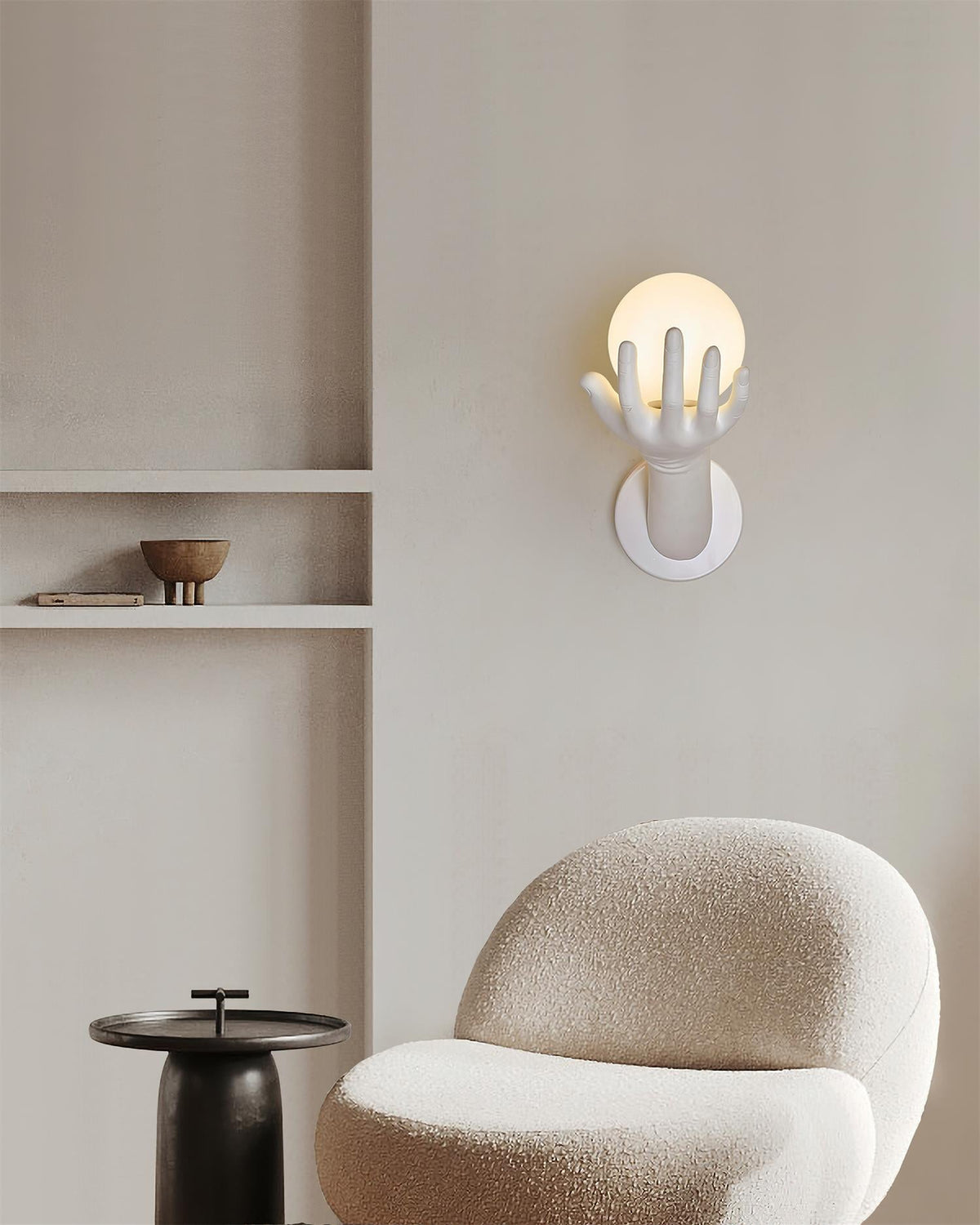 Hand of Victory Metal Wall Lamp — product view 4