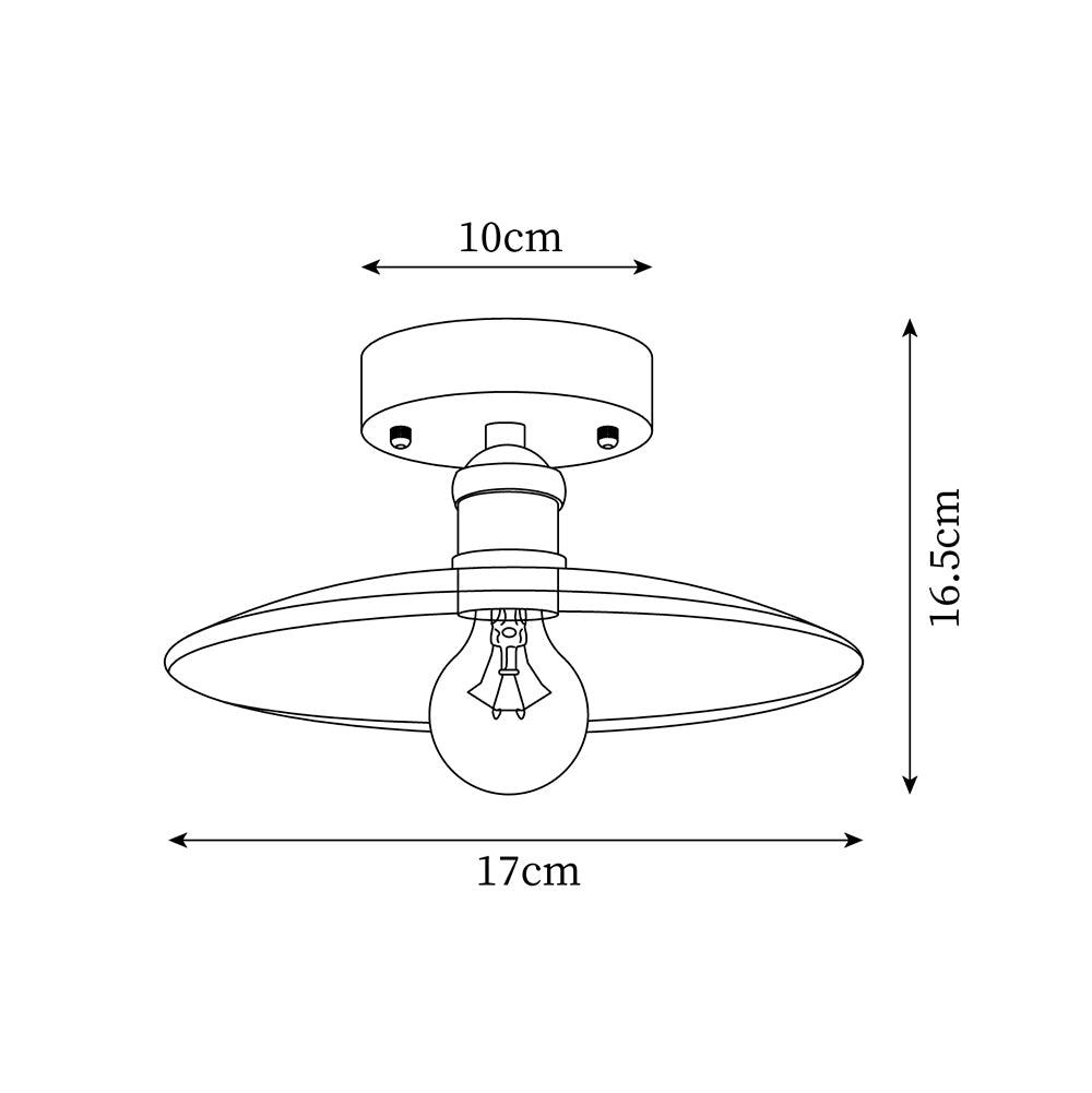 Heaney Glass Ceiling Light — product view 5