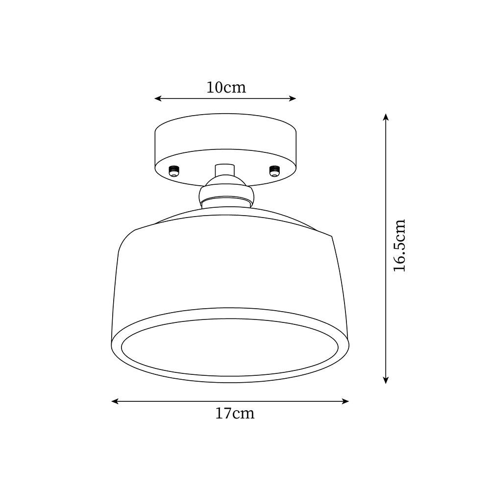 Heaney Glass Ceiling Light — product view 7