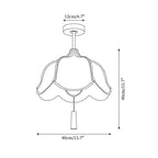 Helia Wood Ceiling Light — product view 5