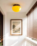 Honeyed Dome Glass Ceiling Lamp — product view 10