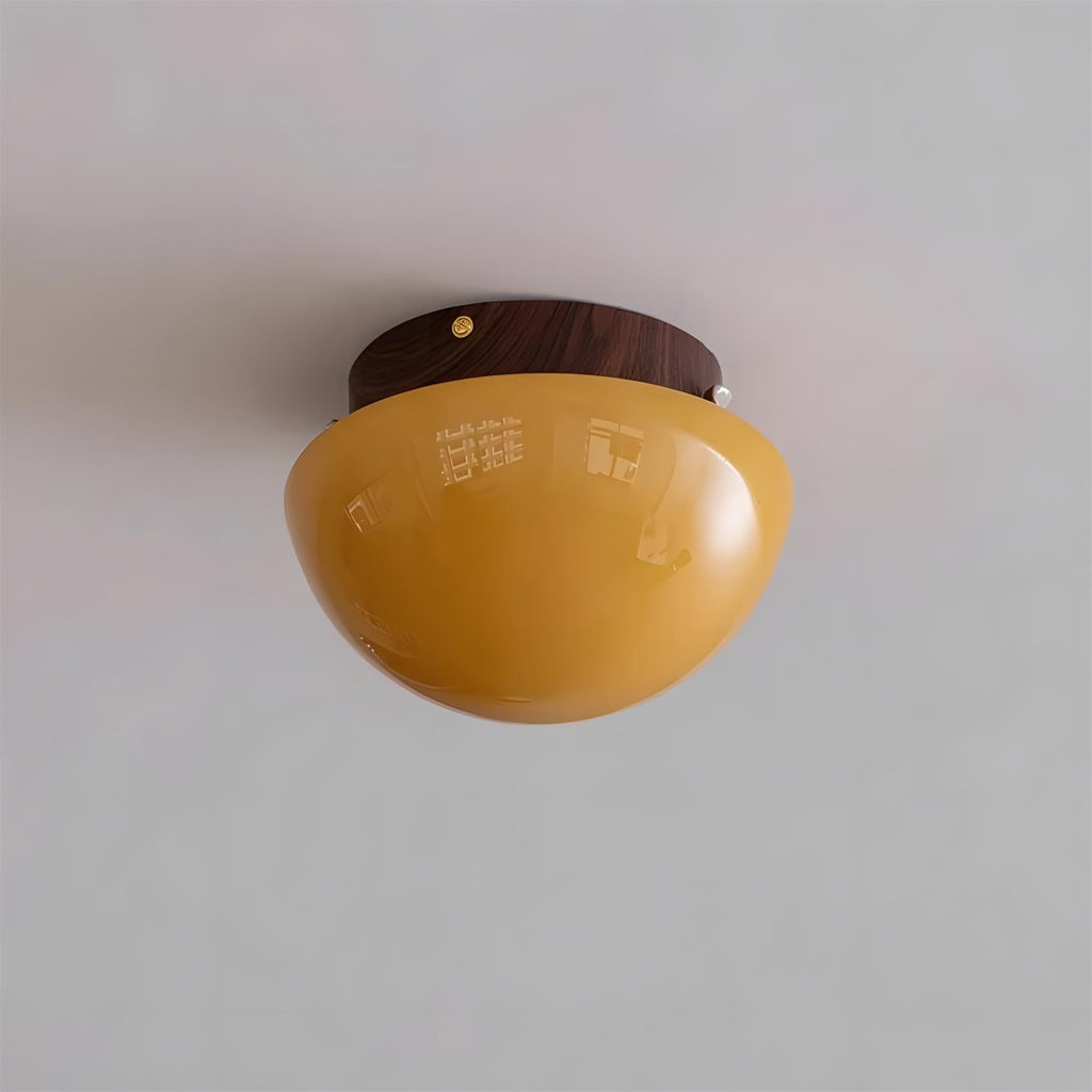 Honeyed Dome Glass Ceiling Lamp — product view 16