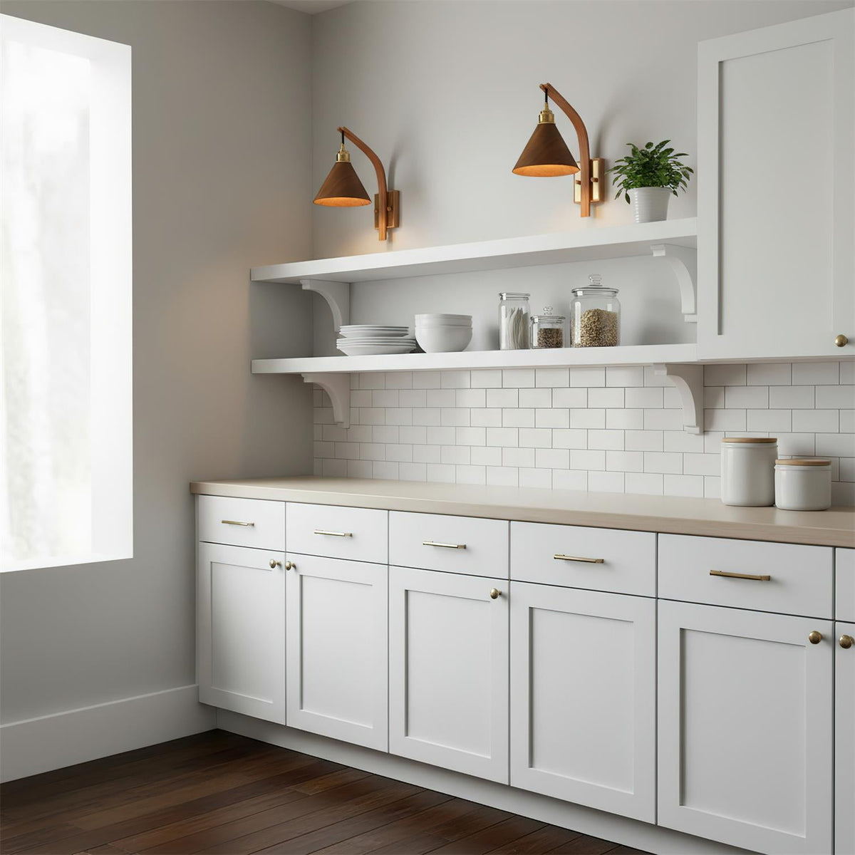 Horizon Arc Wood Wall Lamp — product view 7