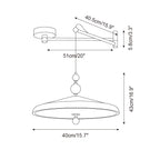 Hover Swing Arm Metal Pendant Lamp — product view 5