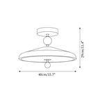 Hover Metal Ceiling Lamp — product view 5