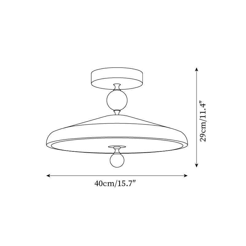 Hover Metal Ceiling Lamp — product view 5