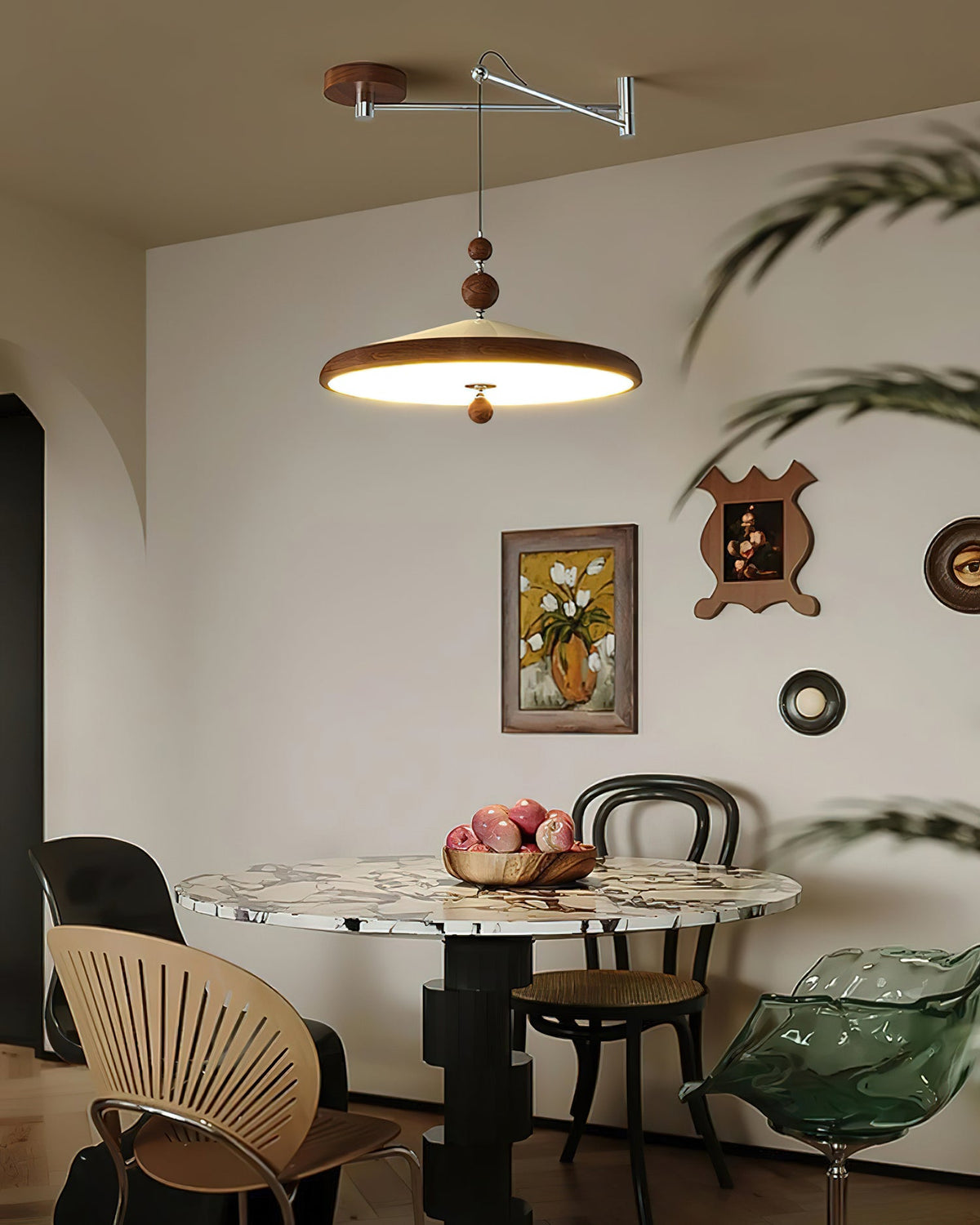 Hover Swing Arm Metal Pendant Lamp — product view 4