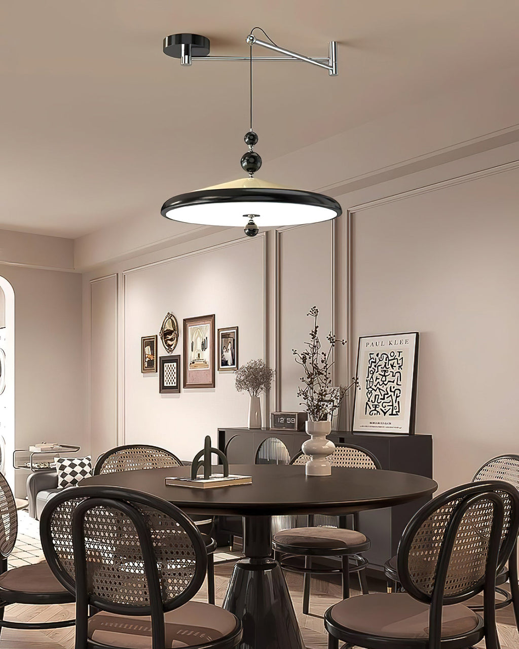 Hover Swing Arm Metal Pendant Lamp — product view 9