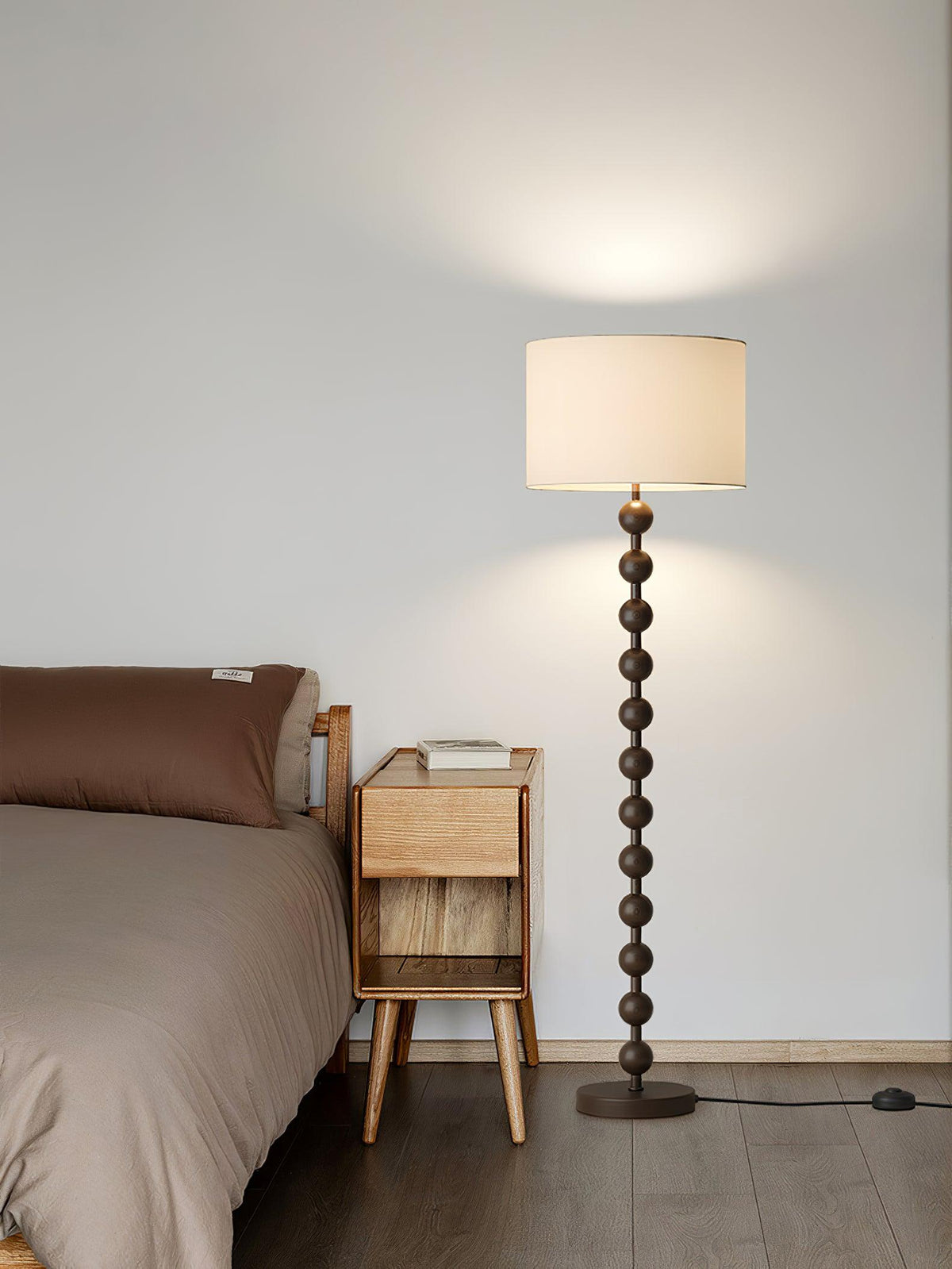 Hugo Barbell Wood Floor Lamp — product view 23