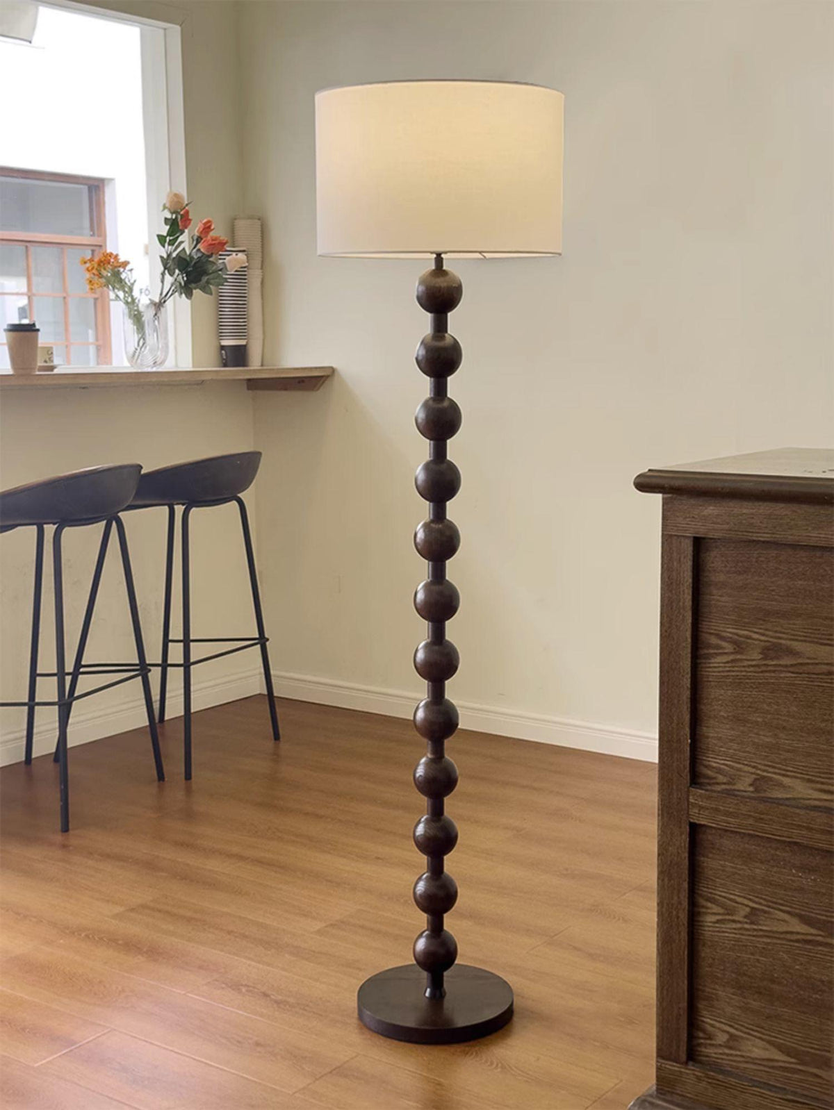 Hugo Barbell Wood Floor Lamp — product view 29