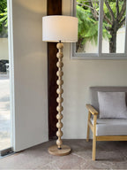 Hugo Barbell Wood Floor Lamp — product view 35